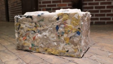 Foto de Pesquisadores brasileiros criam bloco de concreto com resíduos plásticos