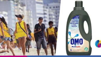 Foto de Omo produz embalagem com plástico coletado em praias brasileiras