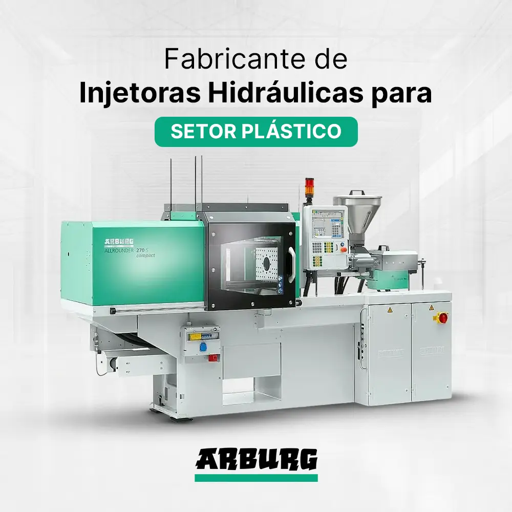 Fabricante de injetora hidráulica para setor plástico - ARBURG ALLROUNDER