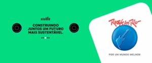 Reciclagem em festival de música