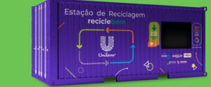 Nova estação de reciclagem, Reciclagem aérea e Toneladas de reciclados
