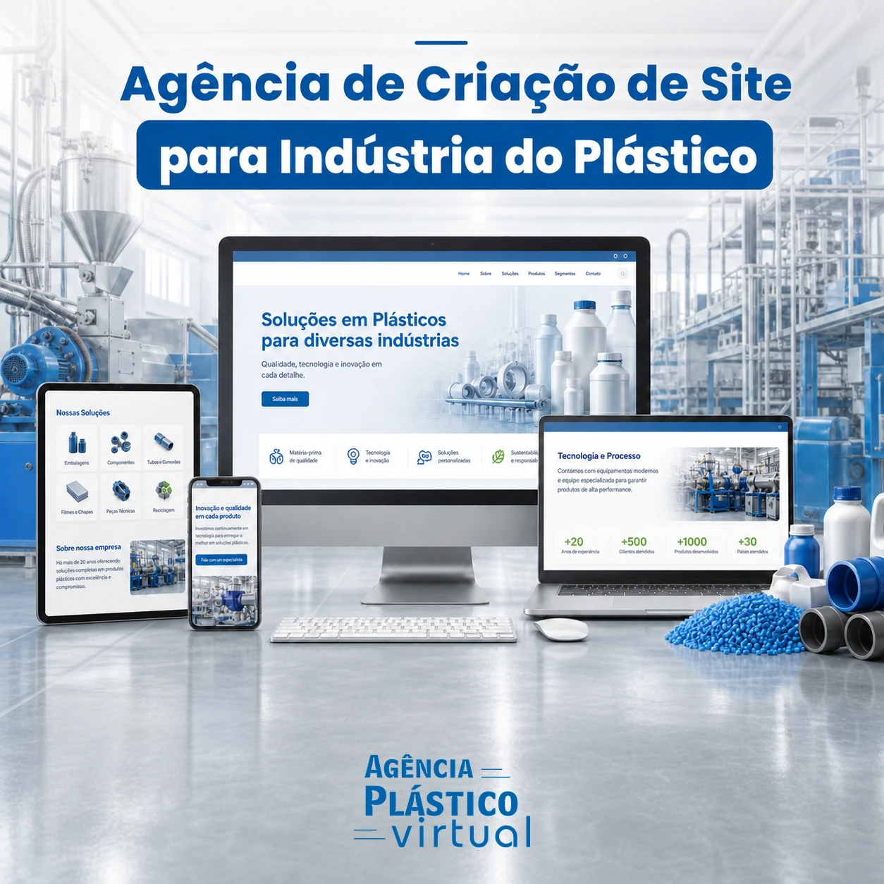 Agência de Criação de Site para Indústria do Plástico - Agência Plástico Virtual