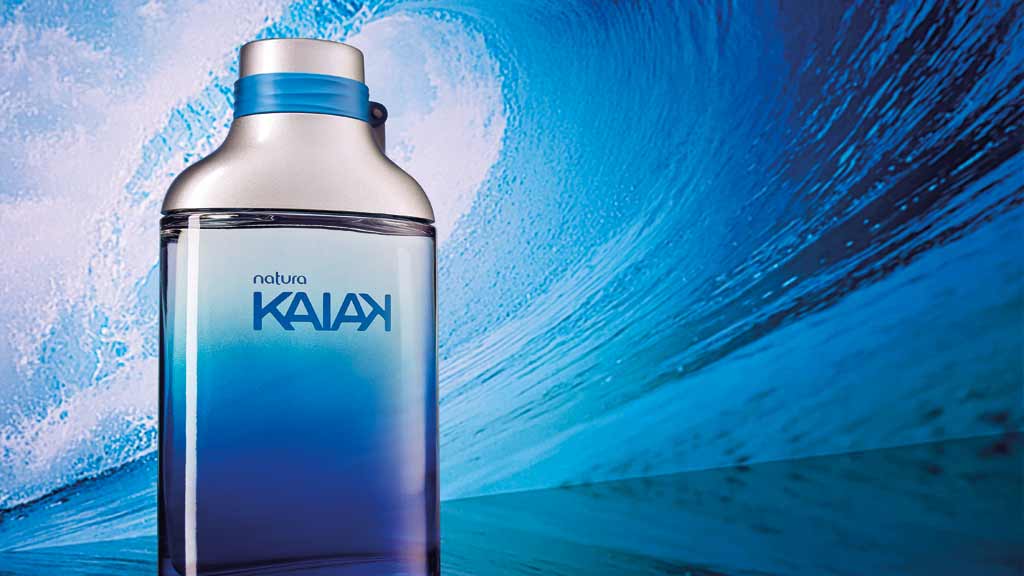 Embalagem da Natura Kaik que usa plástico reciclado em sua fabricação.