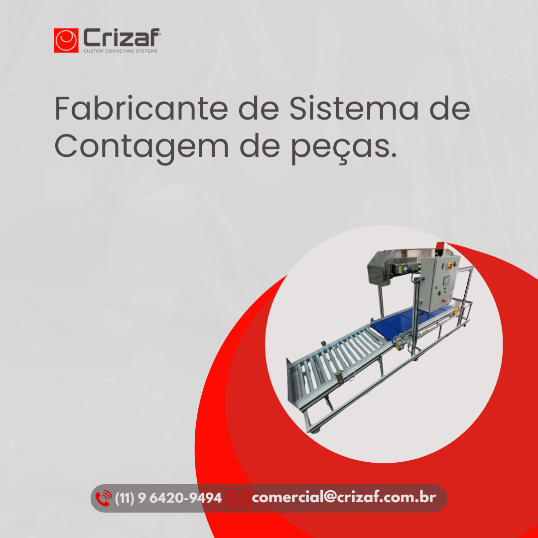 Fabricante de Sistema de Contagem de Peças - Crizaf