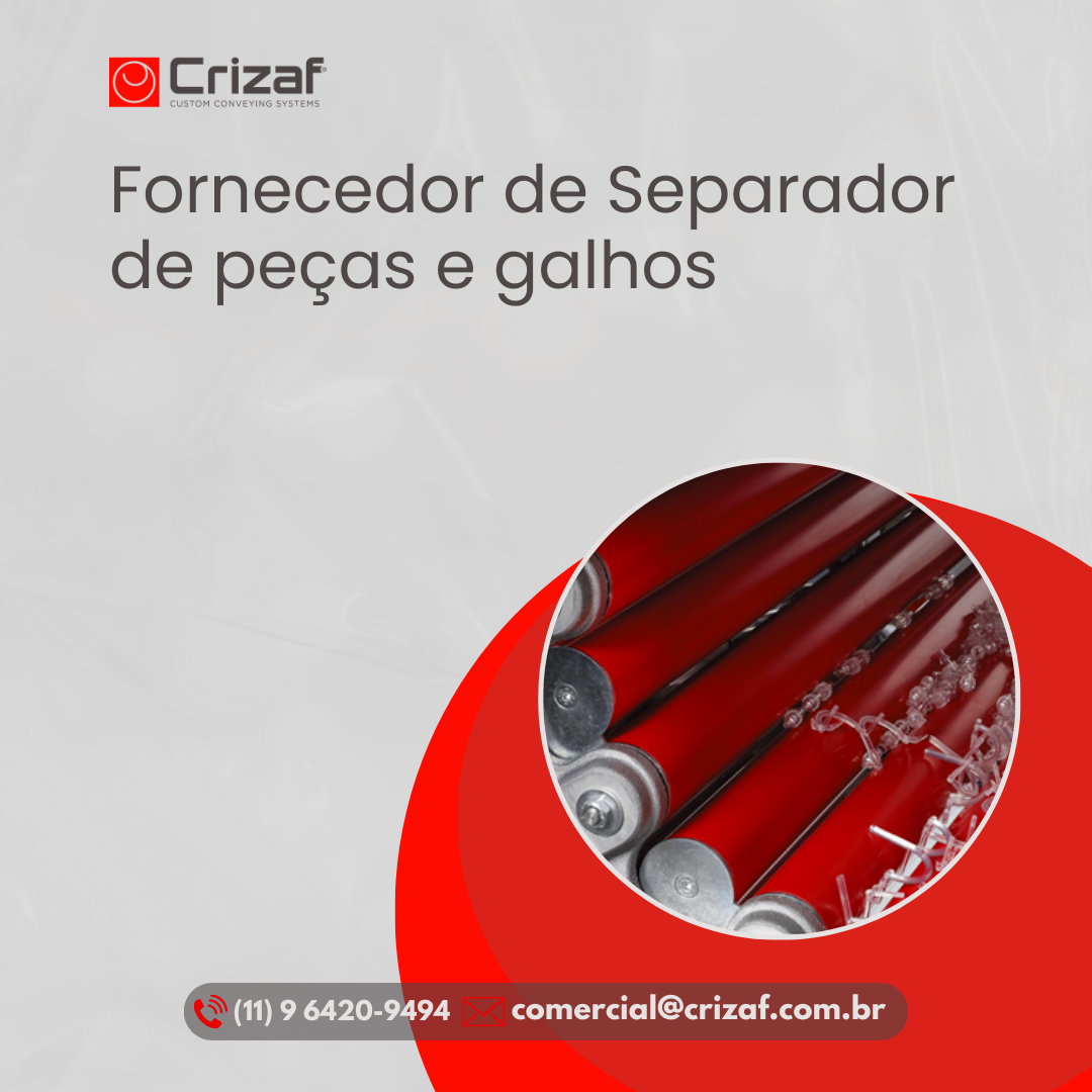 Fornecedor de separador de peças e galhos – Crizaf