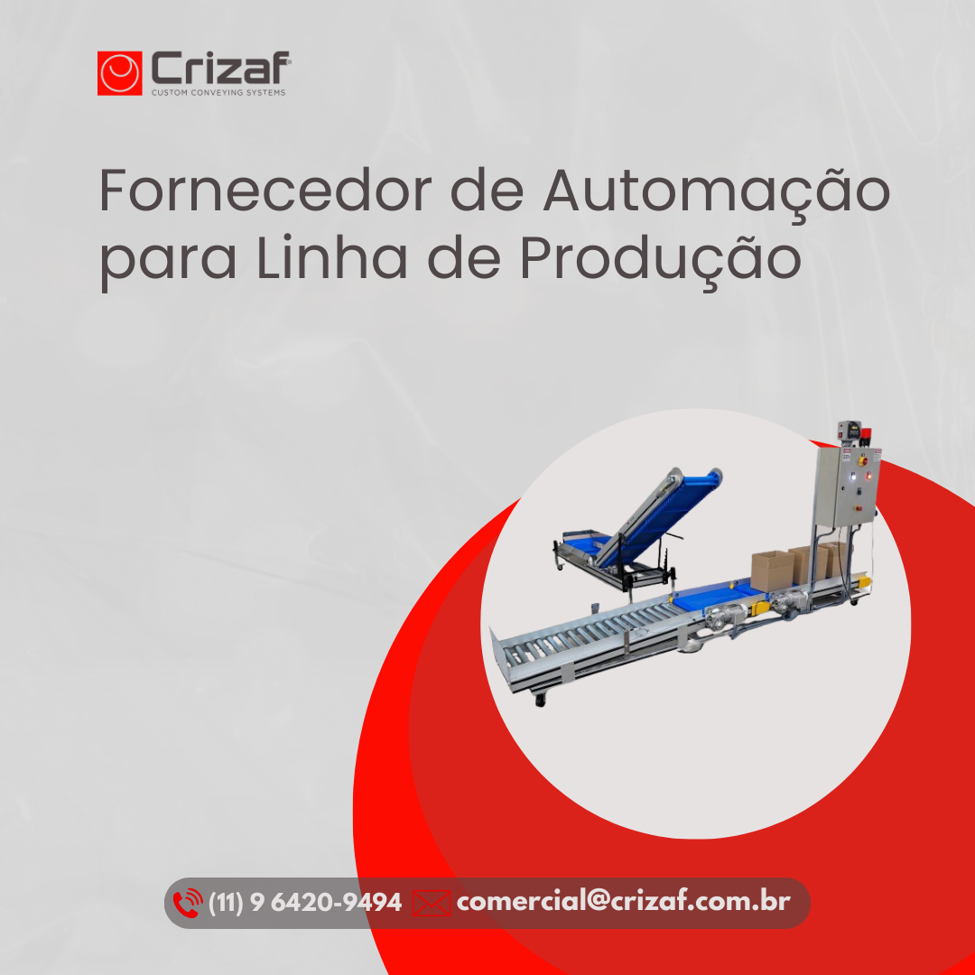 Fornecedor de Automação para Linha de Produção - Crizaf