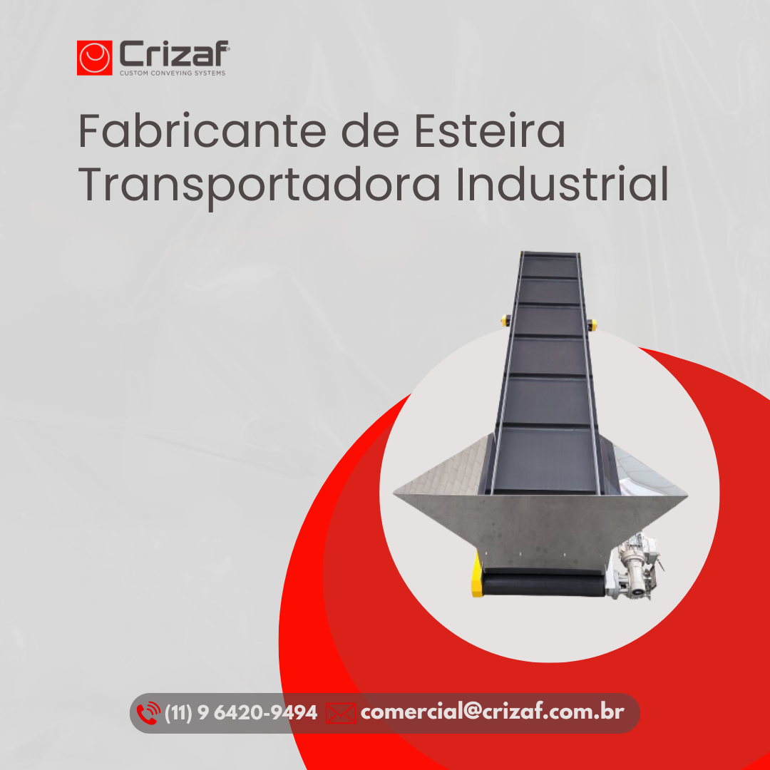 Fabricante de Esteira Transportadora Industrial  - Crizaf