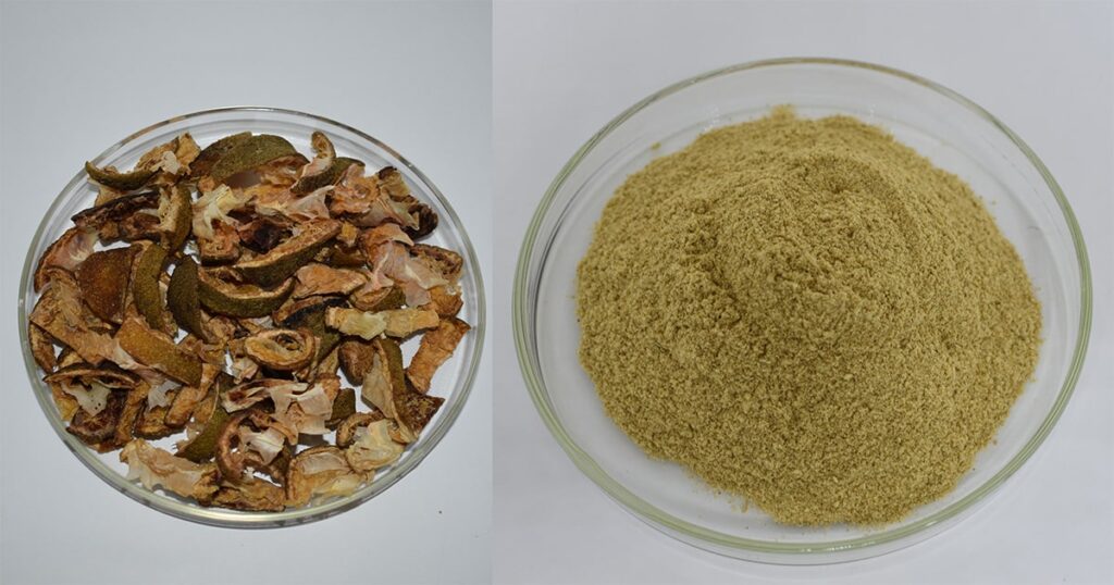 Bioplástico feito de resíduo de laranja 