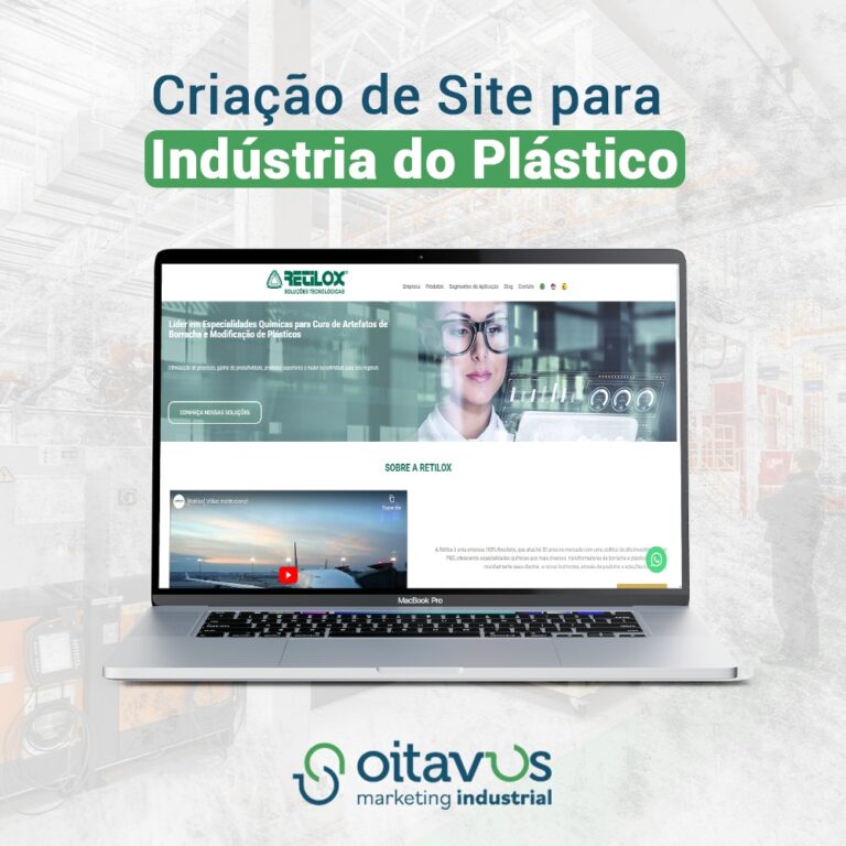 Agência de Criação de Site para Indústria do Plástico - Oitavus