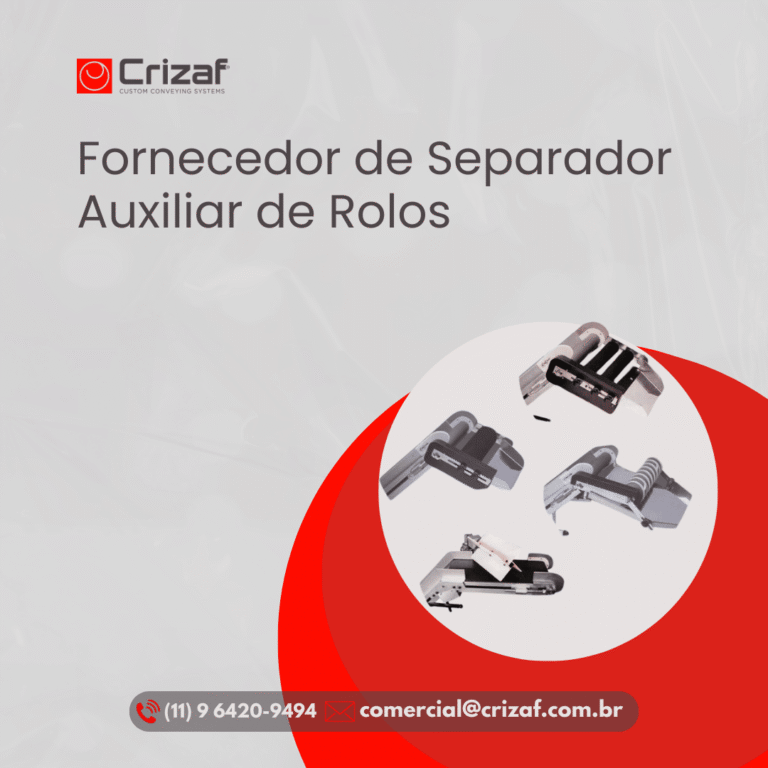 Fornecedor de Separador Auxiliar de Rolos - Crizaf
