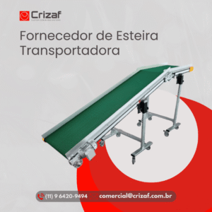Esteira Transportadora para indústria plástica  - Crizaf