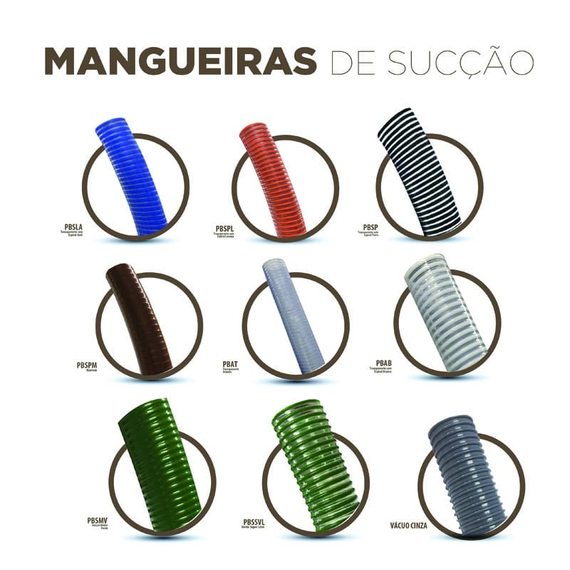 Linha de Mangueira de Sucção e Vácuo - Plasbohn