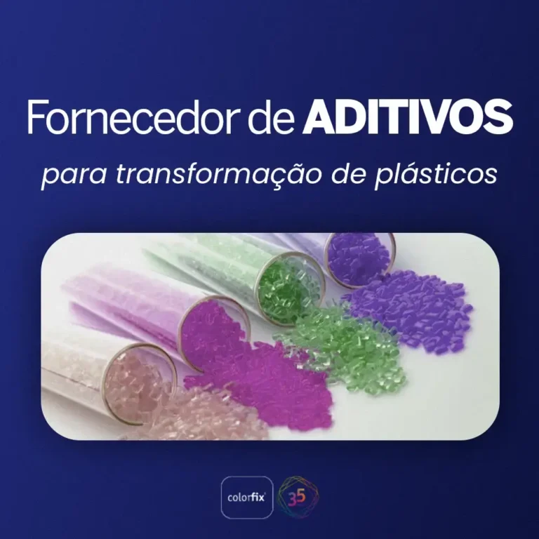Fornecedor de aditivos para transformação de plásticos - Colorfix
