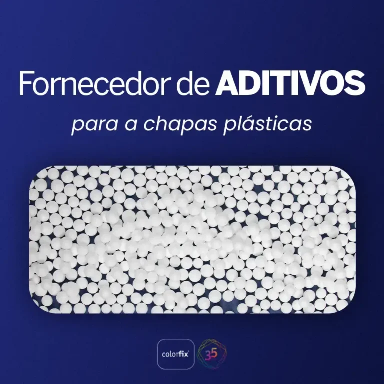 Fornecedor de aditivos para chapas plásticas - Colorfix