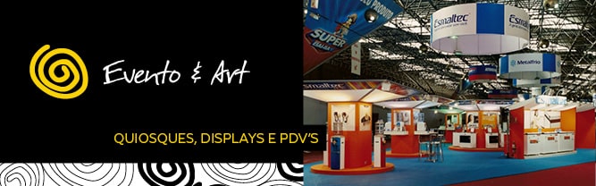 Quiosques, displays e PDV'S