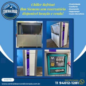 Chiller Refrisat para Injetora de Moldes Plásticos - Central do Ar