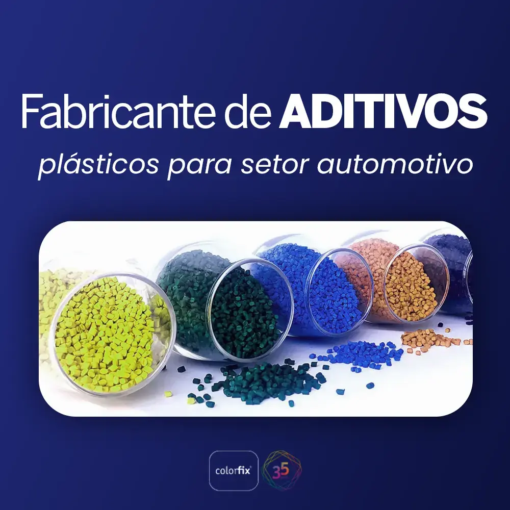 Fabricante de aditivos plásticos para setor automotivo - Colorfix
