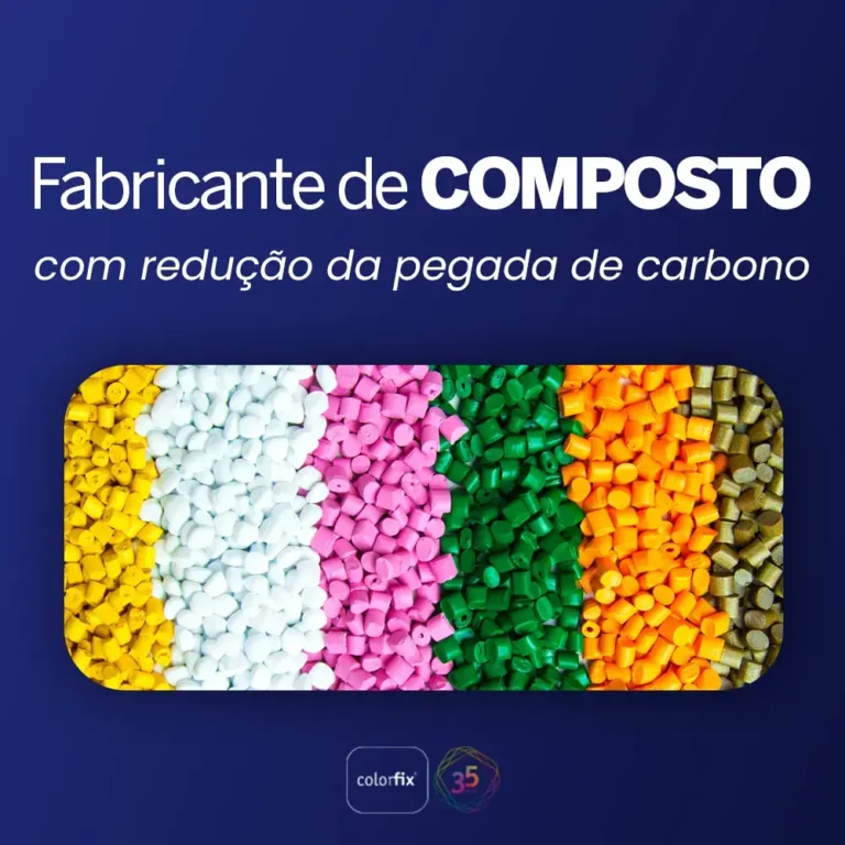 Fabricante de composto com redução da pegada de carbono- Colorfix