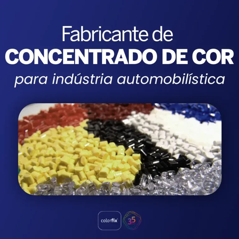 Fabricante de concentrado de cor para indústria automobilística - Colorfix