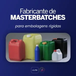 Fabricante de masterbatches para embalagens rígidas - Colorfix