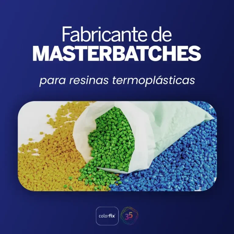 Fabricante de masterbatches para resinas termoplásticas - Colorfix