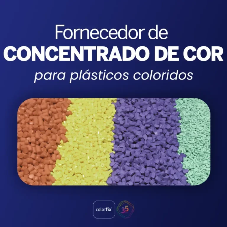 Fornecedor de concentrado de cor para plásticos coloridos - Colorfix