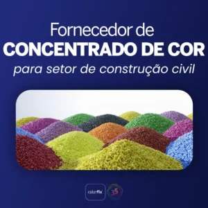 Fornecedor de concentrado de cor para setor de construção civíl - Colorfix