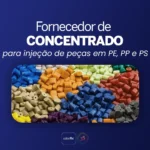 Fornecedor de concentrado de cor para injeção de peças em PE, PP e PS - Colorfix