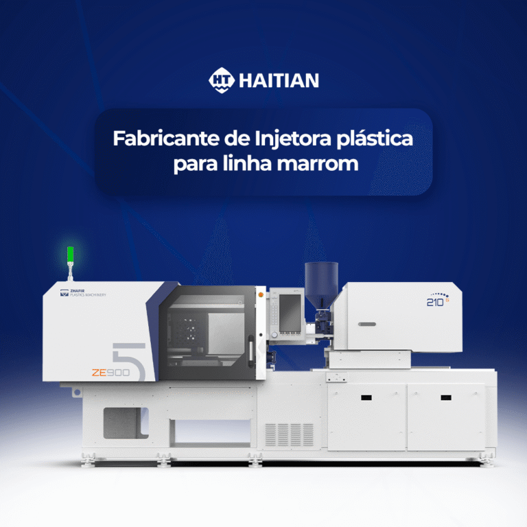 Fabricante de Injetora plástica para linha marrom - Haitian