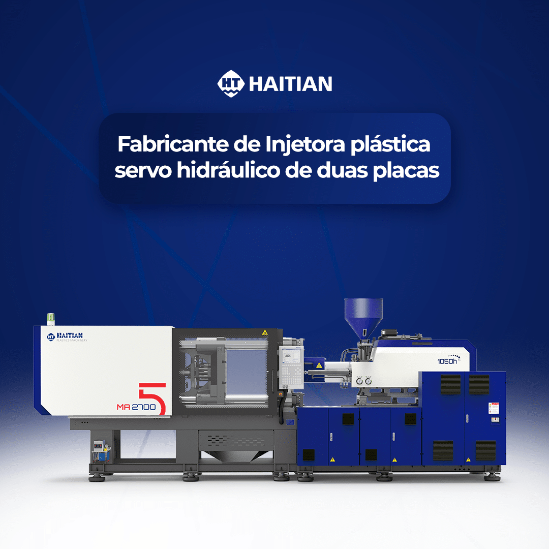 Fabricante de Injetora plástica servo hidráulico de duas placas - Haitian