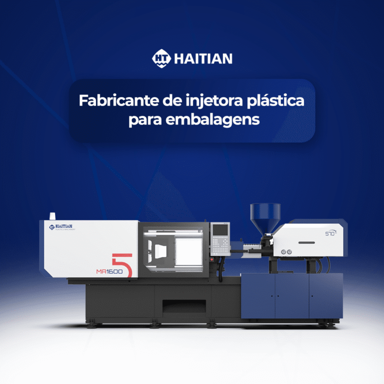 Fabricante de injetora plástica para embalagens - Haitian