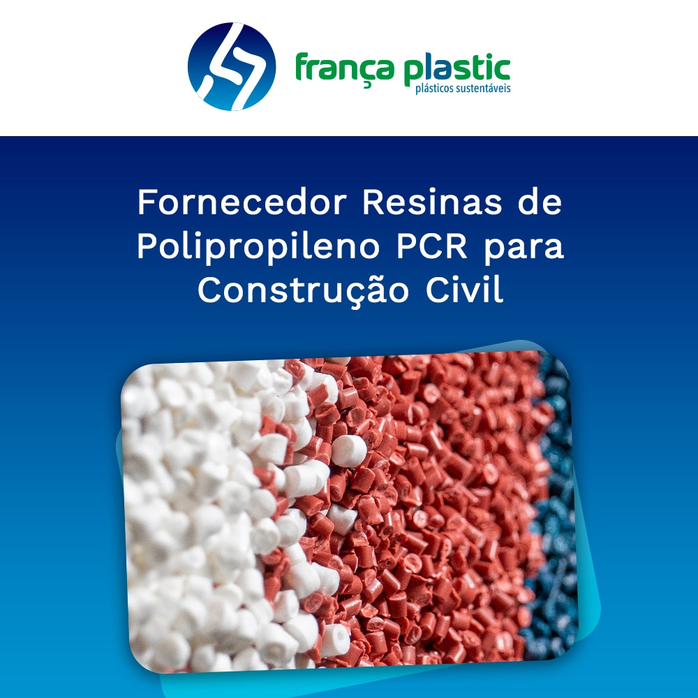 Fornecedor Resinas de Polipropileno PCR para Construção Civil - França Plastic