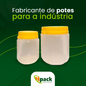 Fornecedor de potes plásticos para a indústria - HPack