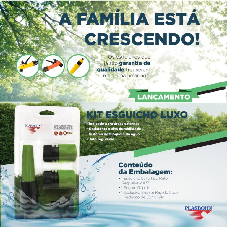 KIT ESGUICHO LUXO
