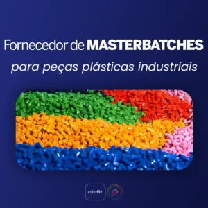 Fornecedor de masterbatches para peças plásticas industriais - Colorfix