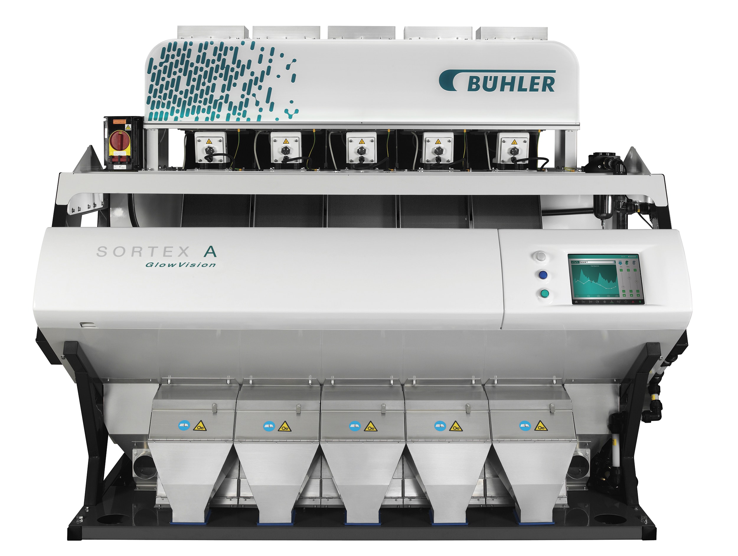 FABRICANTE DE SELECIONADORA ÓPTICA SORTEX A GLOWVISION - BUHLER