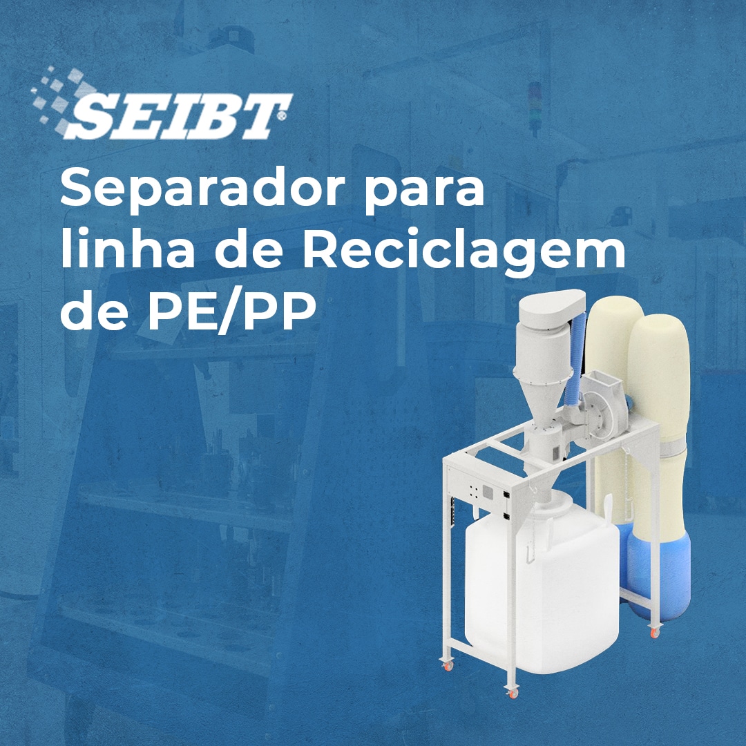Separador para linha de Reciclagem de PE/PP - SEIBT Máquinas