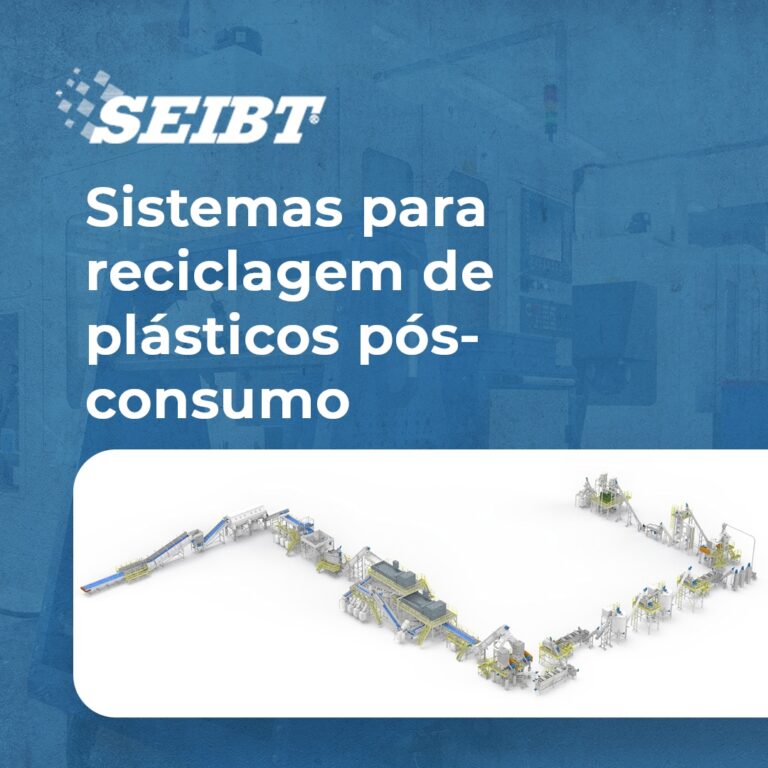 Sistemas para reciclagem de plásticos pós consumo - SEIBT Máquinas