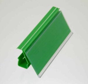 Porta Etiqueta Basculante com Visor Cristal em PVC 40MM TEC 231 - Tecnoperfil (cópia)