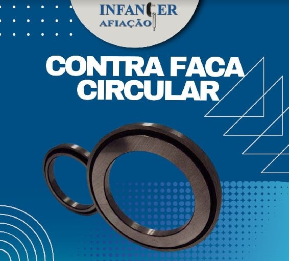 Fabricante de Contra Faca Circular para Plástico - Afiação Infanger