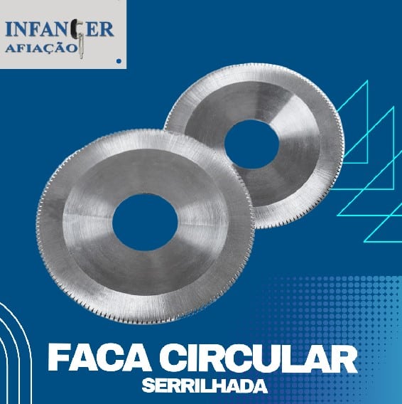 Fabricante de Faca Circular para Corte de Plástico - Afiação Infanger