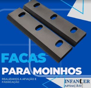 Fabricante de Facas para Moinho para Plástico - Afiação Infanger