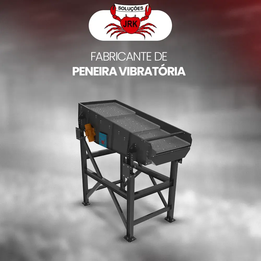 Fabricante de peneira vibratória - JRK Soluções