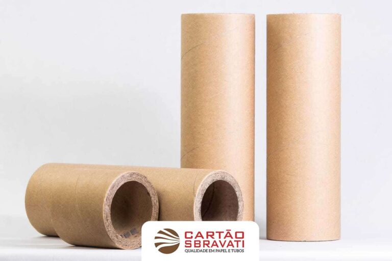 Fabricante de Tubete de Papel Reciclável para Filme Plástico - Cartão Sbravati