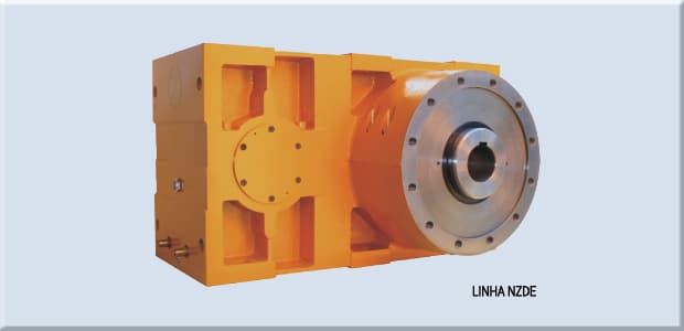 FORNECEDOR DE REDUTOR PARA MÁQUINA EXTRUSORA LINHA ZDE-NZDE