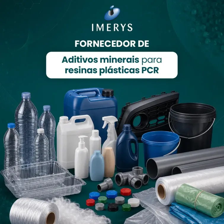 Fornecedor de aditivos minerais para resinas PCR - Imerys