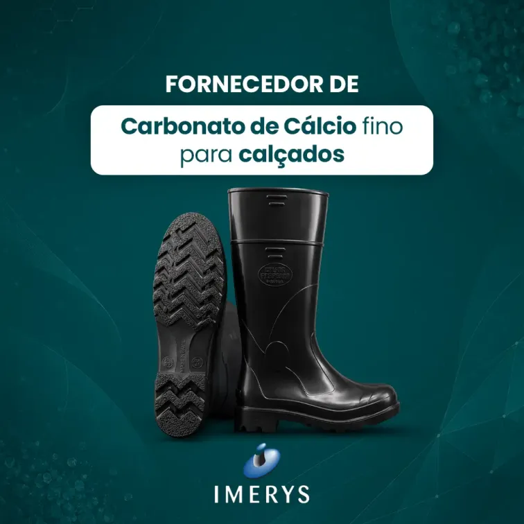 Fornecedor de Carbonato de Cálcio fino para calçados - Imerys
