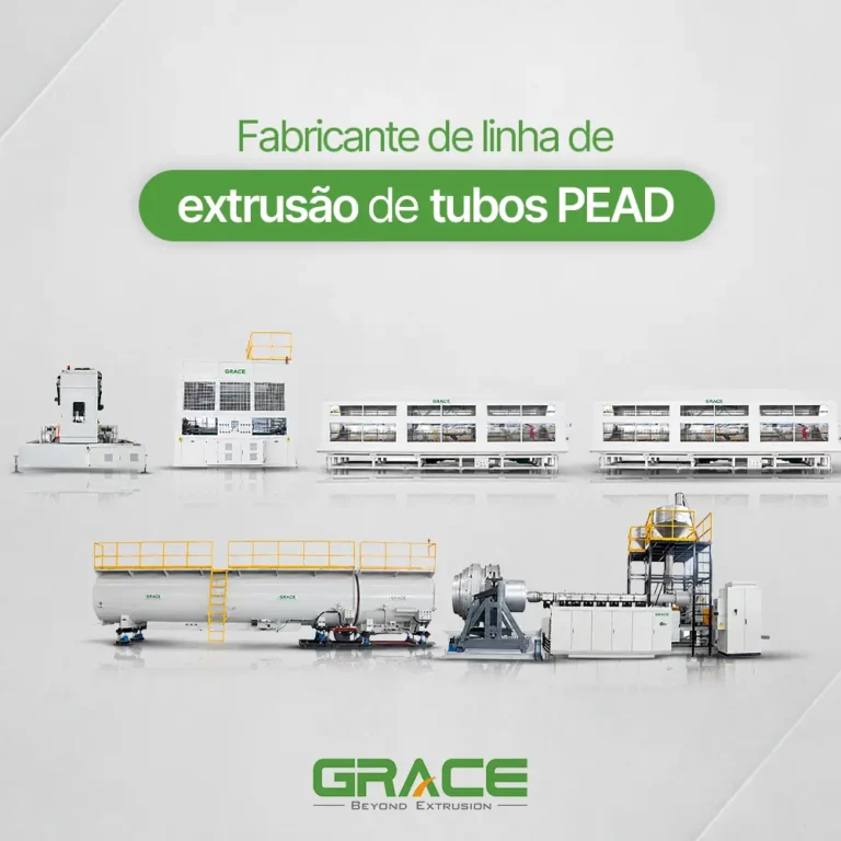 Fabricante de linha de extrusão de tubos PEAD - Grace Machinery