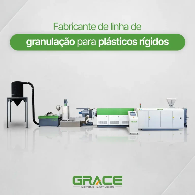 Fabricante de linha de granulação para plásticos rígidos - Grace Machinery