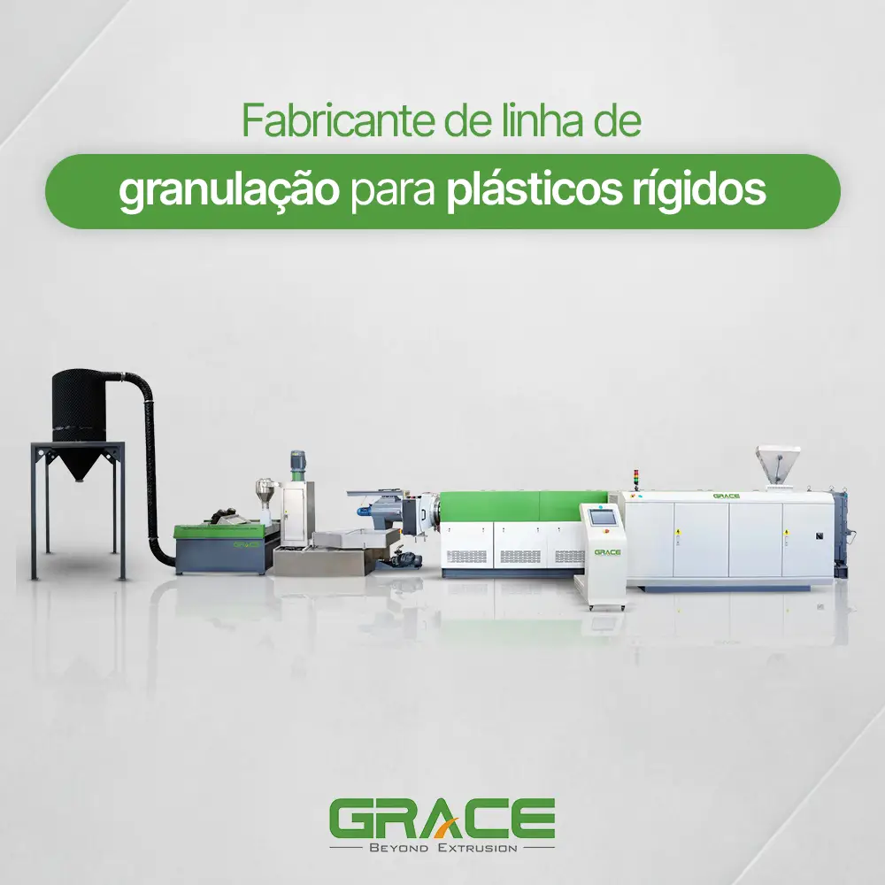 Fabricante de linha de granulação para plásticos rígidos - Grace Machinery